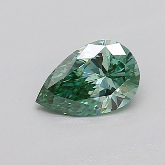 Loose Diamond - PEAR 0.34ct Fancy Vivid Green VS1: Loose Diamond - PEAR 0.34ct Fancy Vivid Green VS1 Source: This is a real non-mined Diamond that has been grown in a lab Shape: PEAR Carats: 0.34 Color: Fancy Vivid Green Certification: IGI Video: