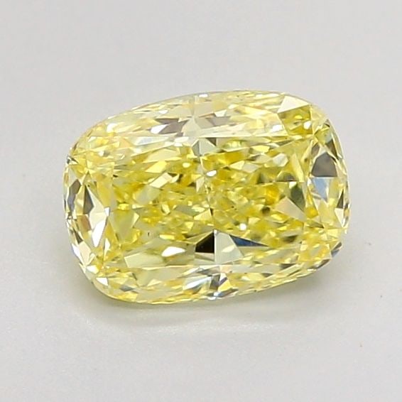 Loose Diamond - CUSHION MODIFIED 1.43ct Fancy Intense Yellow VS2