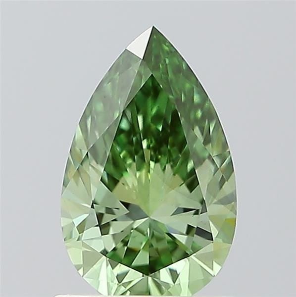 Loose Diamond - PEAR 1.01ct Fancy Vivid Green VS2