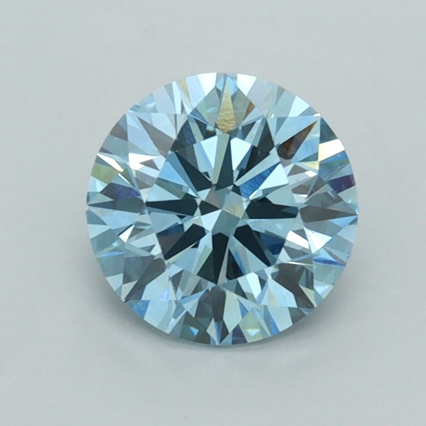 Ideal Loose Diamond - ROUND 1.5ct Fancy Intense Blue VS1