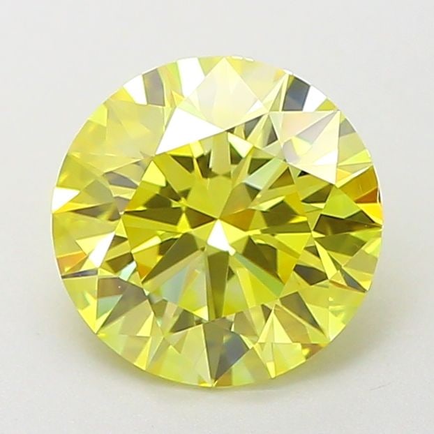 Ideal Loose Diamond - ROUND 1.41ct Fancy Intense Yellow VS1