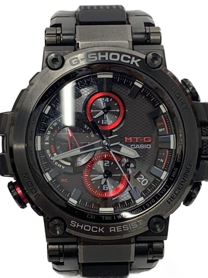 Casio MTG-B1000 Black Stainless Steel Wristwatch: Casio MTG-B1000 Black Stainless Steel Wristwatch This CASIO G-SHOCK MTG-B1000 men's wristwatch features a durable stainless steel construction and a sleek black color. Designed for reliability and sty