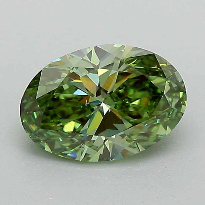 Loose Diamond - OVAL 1.0ct Fancy Vivid Green VS2