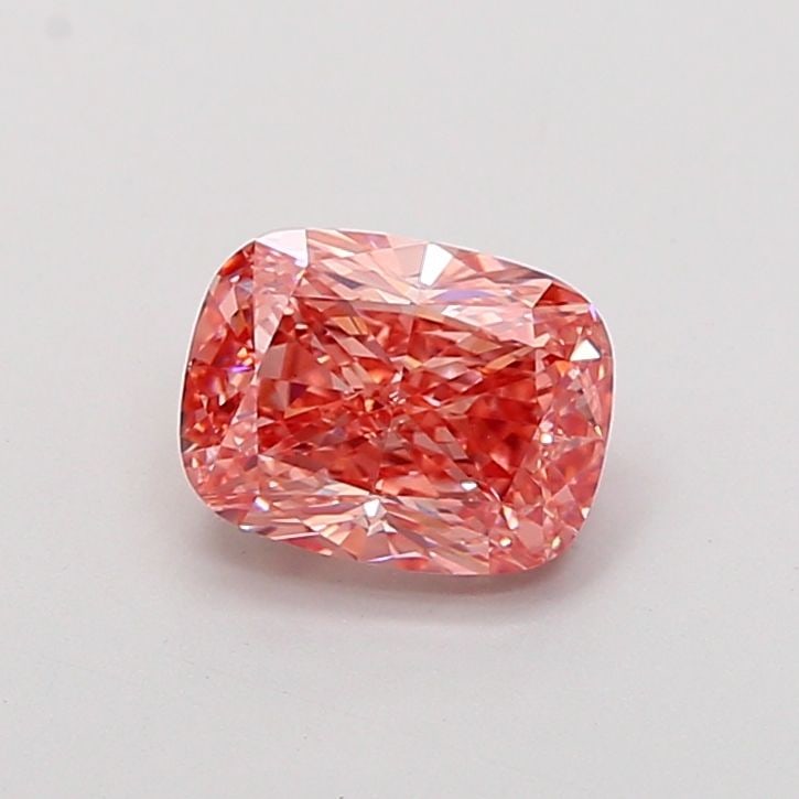 Loose Diamond - CUSHION MODIFIED 2.05ct Fancy Vivid Brownish Pink VS1