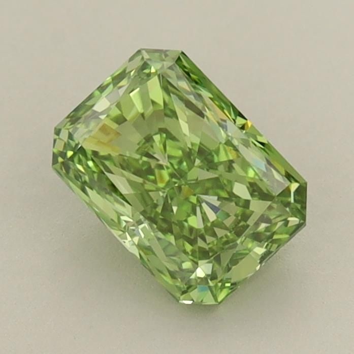 Loose Diamond - RADIANT 1.05ct Fancy Vivid Green VS1: Loose Diamond - RADIANT 1.05ct Fancy Vivid Green VS1 Source: This is a real non-mined Diamond that has been grown in a lab Shape: RADIANT Carats: 1.05 Color: Fancy Vivid Green Certification: IGI Video