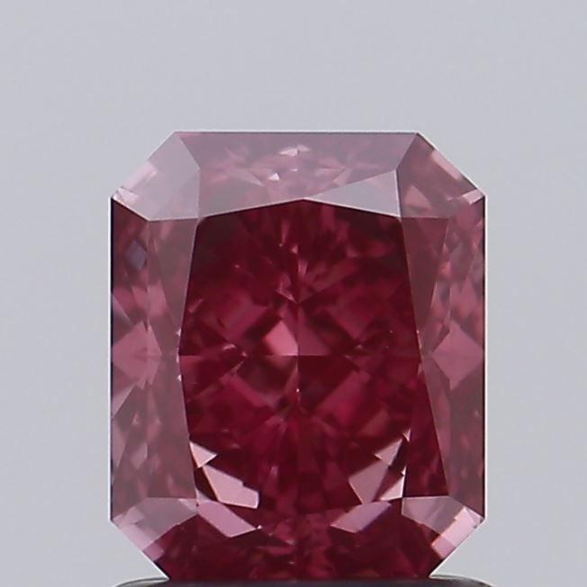 Loose Diamond - RADIANT 1.32ct Fancy Vivid Pink VS1: Loose Diamond - RADIANT 1.32ct Fancy Vivid Pink VS1 Source: This is a real non-mined Diamond that has been grown in a lab Shape: RADIANT Carats: 1.32 Color: Fancy Vivid Pink Certification: IGI Video: