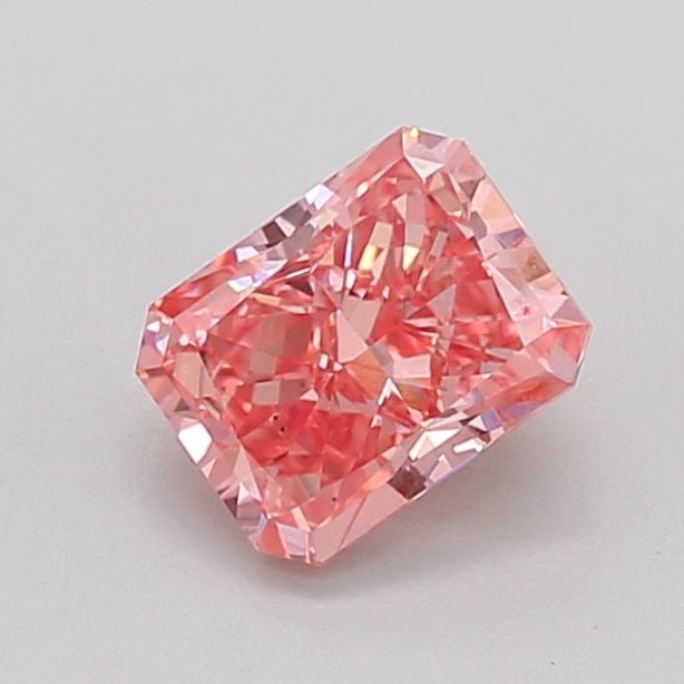 Loose Diamond - RADIANT 0.91ct Fancy Vivid Pink VS1
