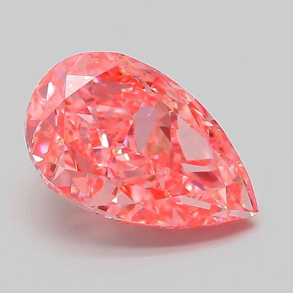 Loose Diamond - PEAR 3.07ct Fancy Vivid Pink VVS2