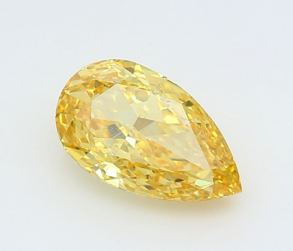 Loose Diamond - PEAR 3.04ct Fancy Vivid Yellow VS1