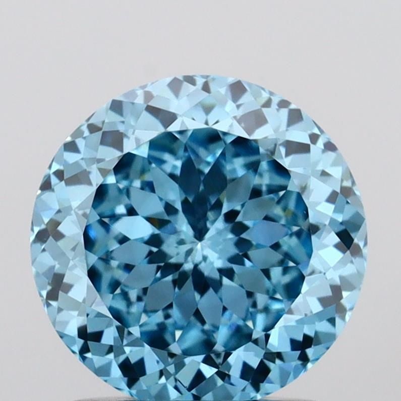 Loose Diamond - ROUND 1.5ct Fancy Vivid Blue VVS2