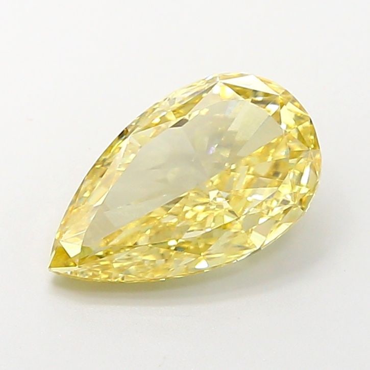 Loose Diamond - PEAR 3.02ct Fancy Intense Yellow VS1