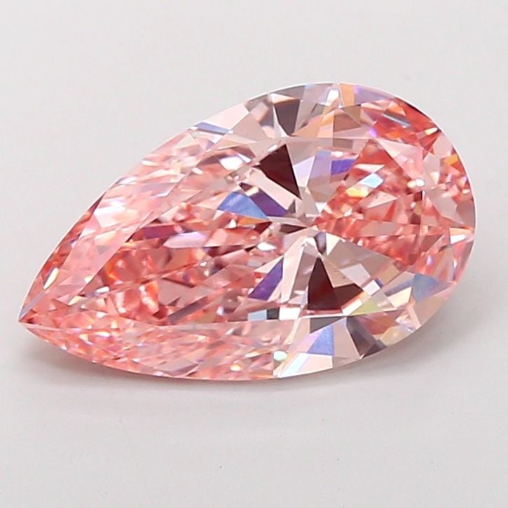Loose Diamond - PEAR 5.01ct Fancy Vivid Pink VS1