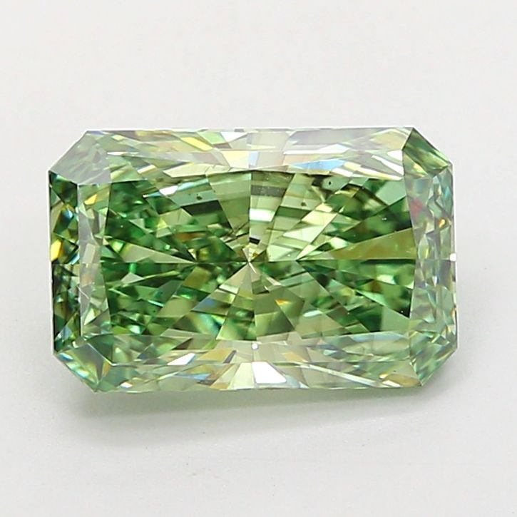 Loose Diamond - RADIANT 3.02ct Fancy Vivid Green SI1: Loose Diamond - RADIANT 3.02ct Fancy Vivid Green SI1 Source: This is a real non-mined Diamond that has been grown in a lab Shape: RADIANT Carats: 3.02 Color: Fancy Vivid Green Certification: IGI Video