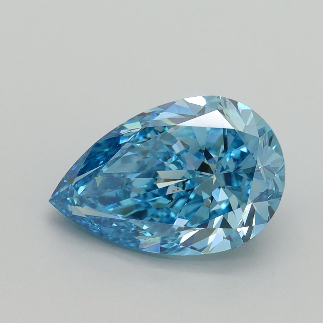 Loose Diamond - PEAR 2.5ct Fancy Vivid Blue VS1