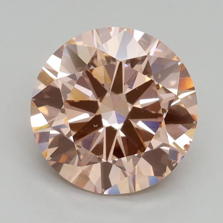 Loose Diamond - ROUND 2.5ct Fancy Intense Pink VS2
