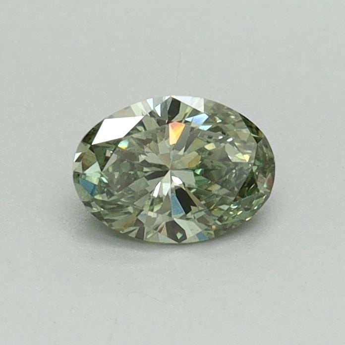 Loose Diamond - OVAL 0.34ct Fancy Vivid Green VS1