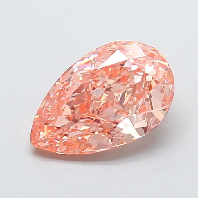 Loose Diamond - PEAR 2.56ct Fancy Intense Pink VS1