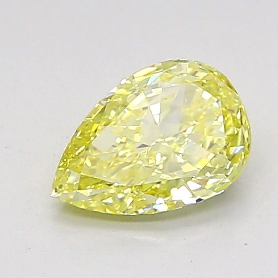 Loose Diamond - PEAR 0.8ct Fancy Intense Yellow VS2