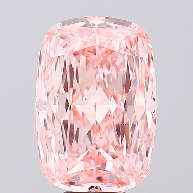 Loose Diamond - CUSHION MODIFIED 10.15ct Fancy Vivid Pink VS2