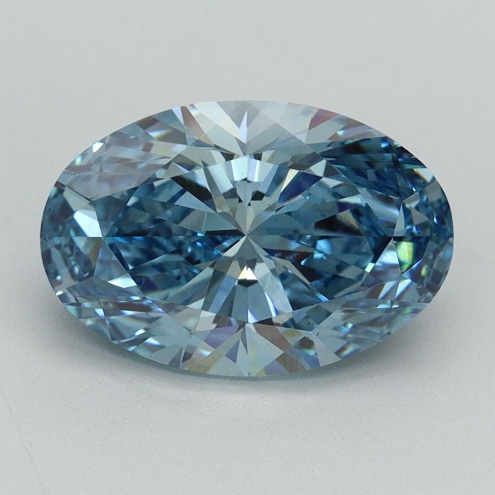 Loose Diamond - OVAL 2.5ct Fancy Vivid Blue VS1