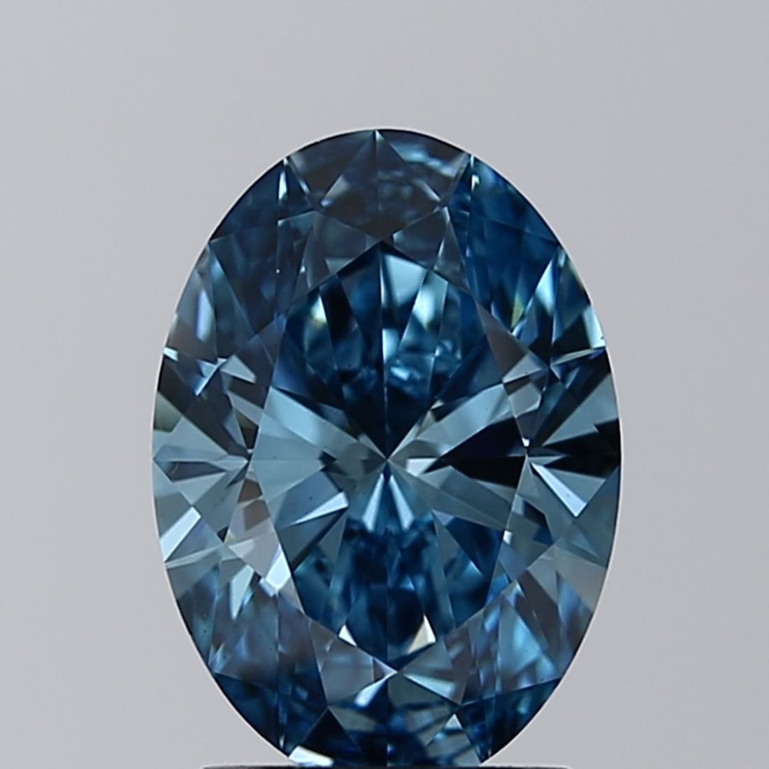 Loose Diamond - OVAL 1.6ct Fancy Vivid Blue VS1