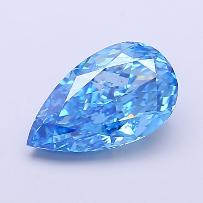 Loose Diamond - PEAR 1.59ct Fancy Vivid Blue VS1