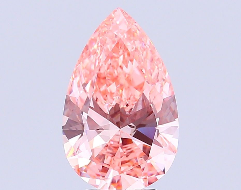 Loose Diamond - PEAR 6.01ct Fancy Vivid Pink VS1