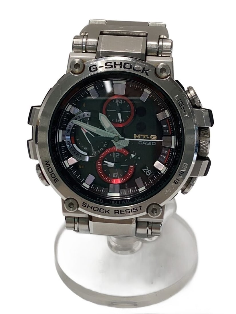 CASIO G-SHOCK MTG-B1000D-1AJF Solar Silver Men's Wristwatch: CASIO G-SHOCK MTG-B1000D-1AJF Solar Silver Men's Wristwatch This CASIO G-SHOCK Solar MTG-B1000D-1AJF men's wristwatch features a durable silver-tone design and is powered by solar technology. Designed