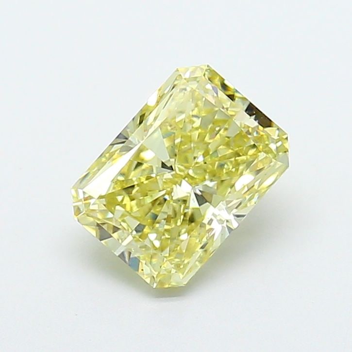 Loose Diamond - RADIANT 2.03ct Fancy Yellow SI1: Loose Diamond - RADIANT 2.03ct Fancy Yellow SI1 Source: This is a real non-mined Diamond that has been grown in a lab Shape: RADIANT Carats: 2.03 Color: Fancy Yellow Certification: IGI Video: