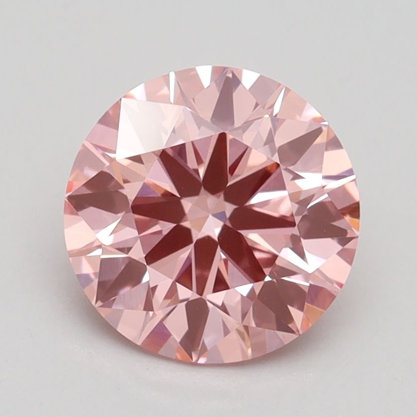 Ideal Loose Diamond - ROUND 1.85ct Fancy Vivid Pink VS1