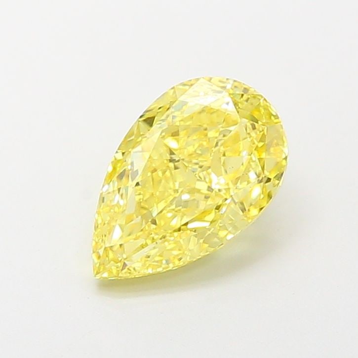 Loose Diamond - PEAR 3.16ct Fancy Vivid Yellow VS1