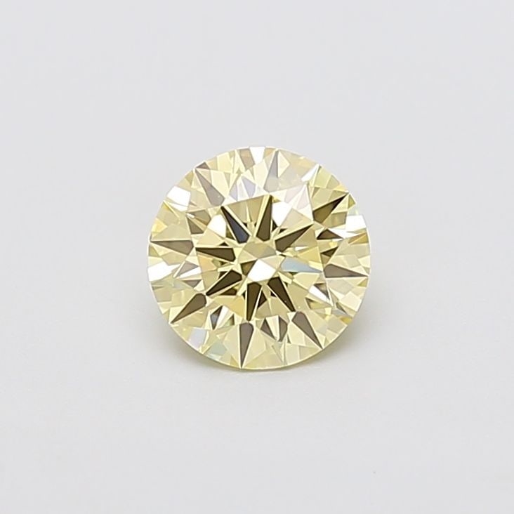 Ideal Loose Diamond - ROUND 1.06ct Fancy Light Yellow VS1