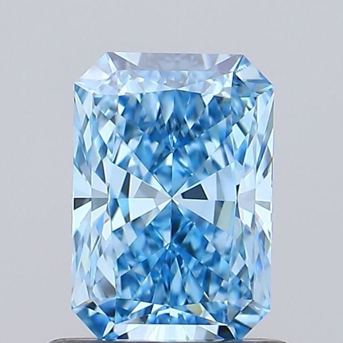 Loose Diamond - RADIANT 0.83ct Fancy Vivid Blue VVS1