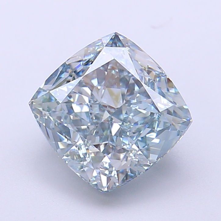 Loose Diamond - CUSHION MODIFIED 2.67ct Fancy Intense Blue VVS2