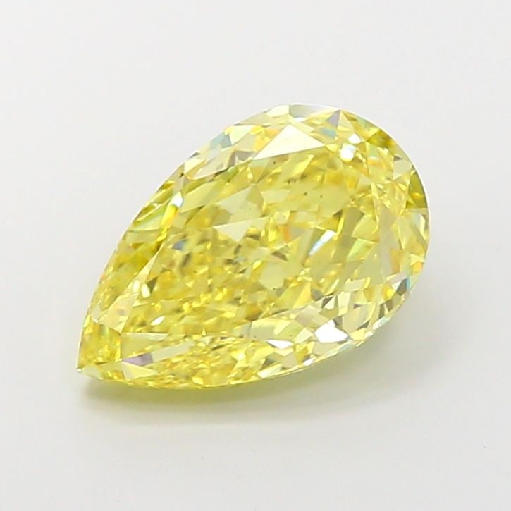Loose Diamond - PEAR 4.09ct Fancy Intense Yellow VS2