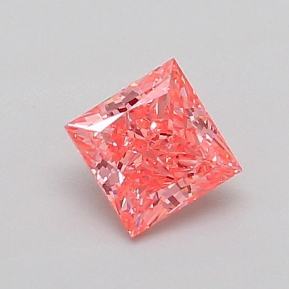 Loose Diamond - PRINCESS 0.47ct Fancy Vivid Pink VS1