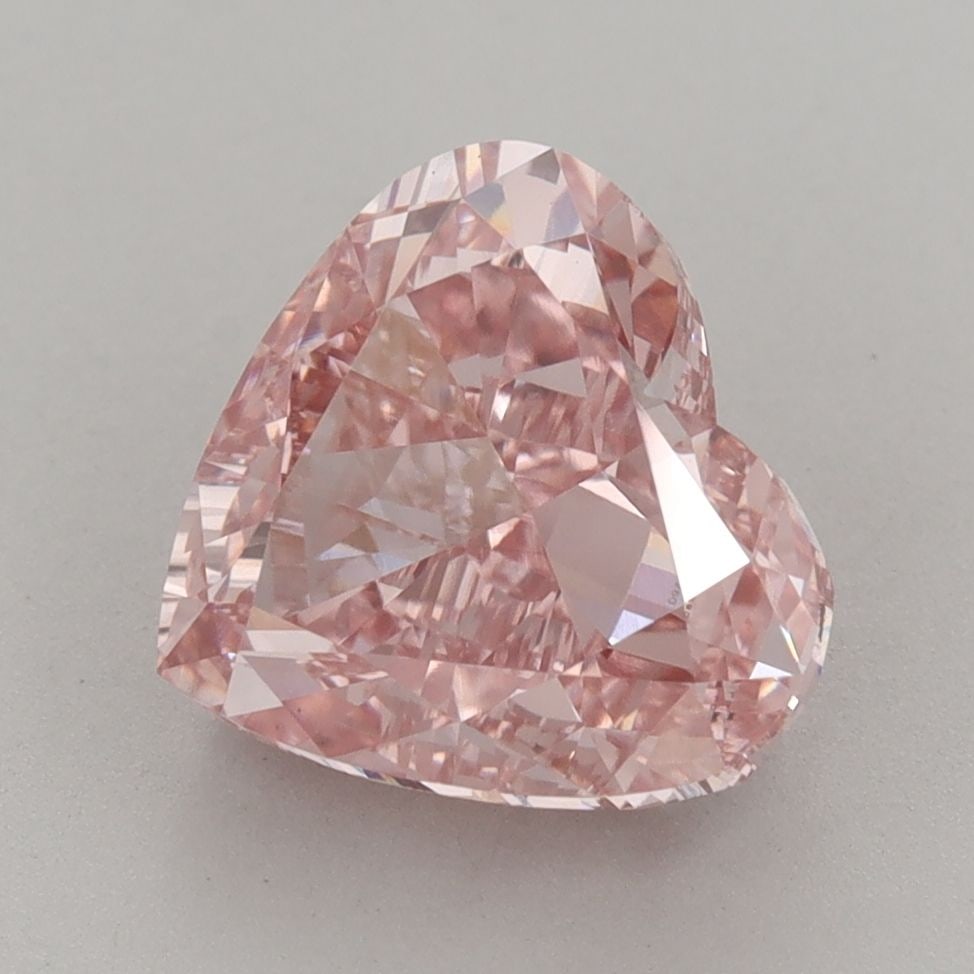 Loose Diamond - HEART 4.08ct Fancy Vivid Pink VVS2