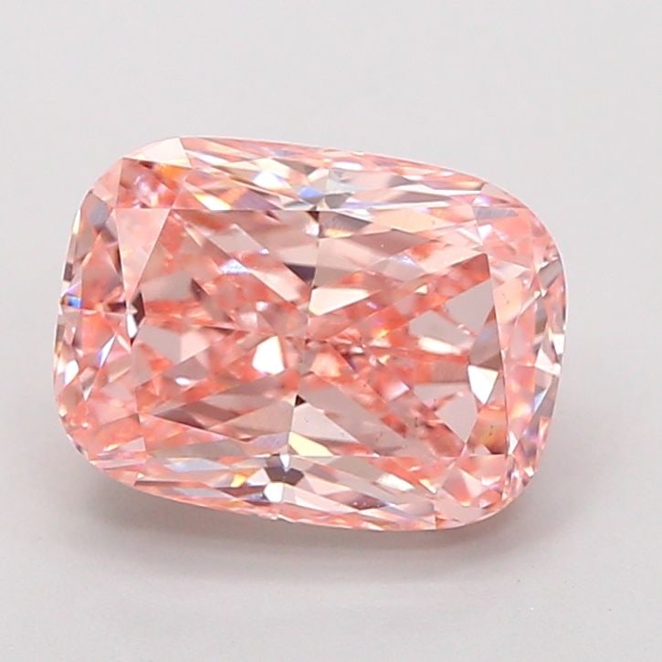 Loose Diamond - CUSHION MODIFIED 3.01ct Fancy Vivid Pink VS1