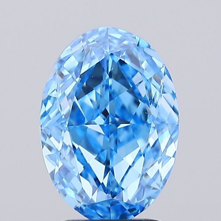 Loose Diamond - OVAL 1.38ct Fancy Vivid Blue VVS2