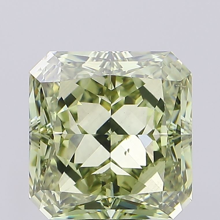 Loose Diamond - SQUARE RADIANT 10.0ct Fancy Intense Green VS2