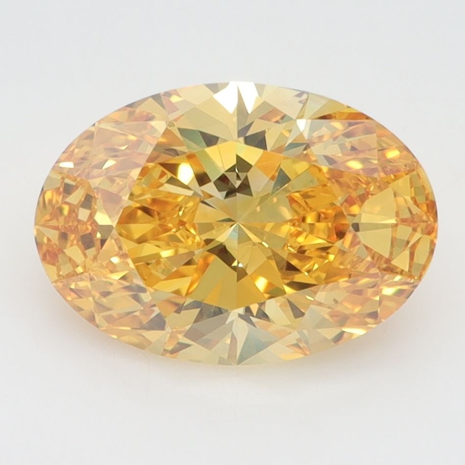 Loose Diamond - OVAL 2.77ct Fancy Vivid Yellow VVS1