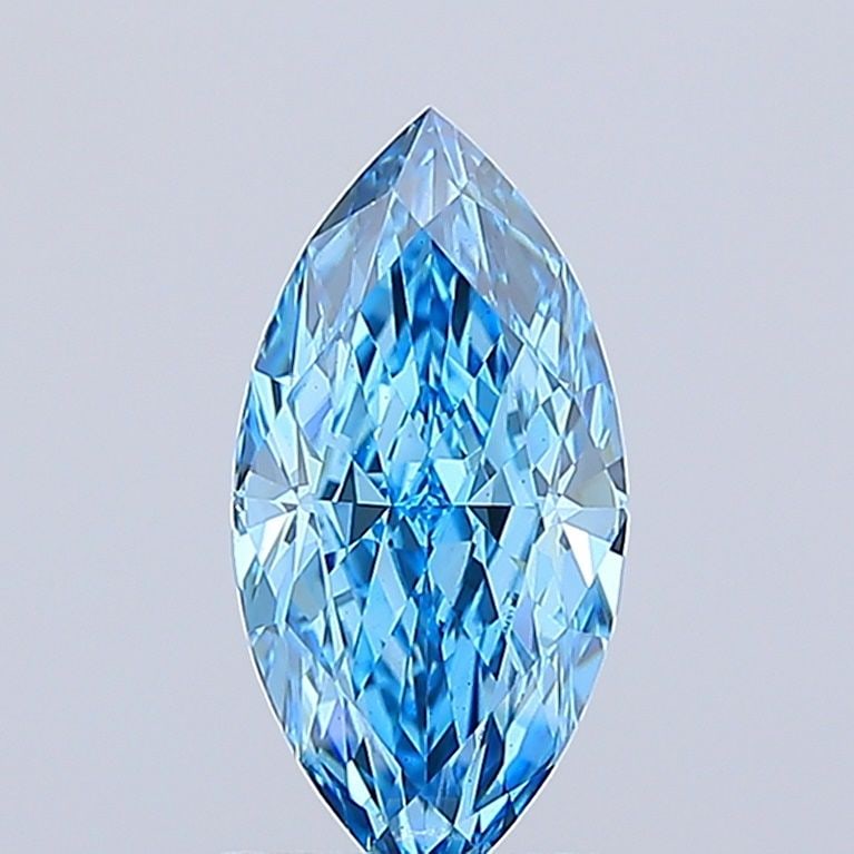 Loose Diamond - MARQUISE 1.58ct Fancy Vivid Blue VS1