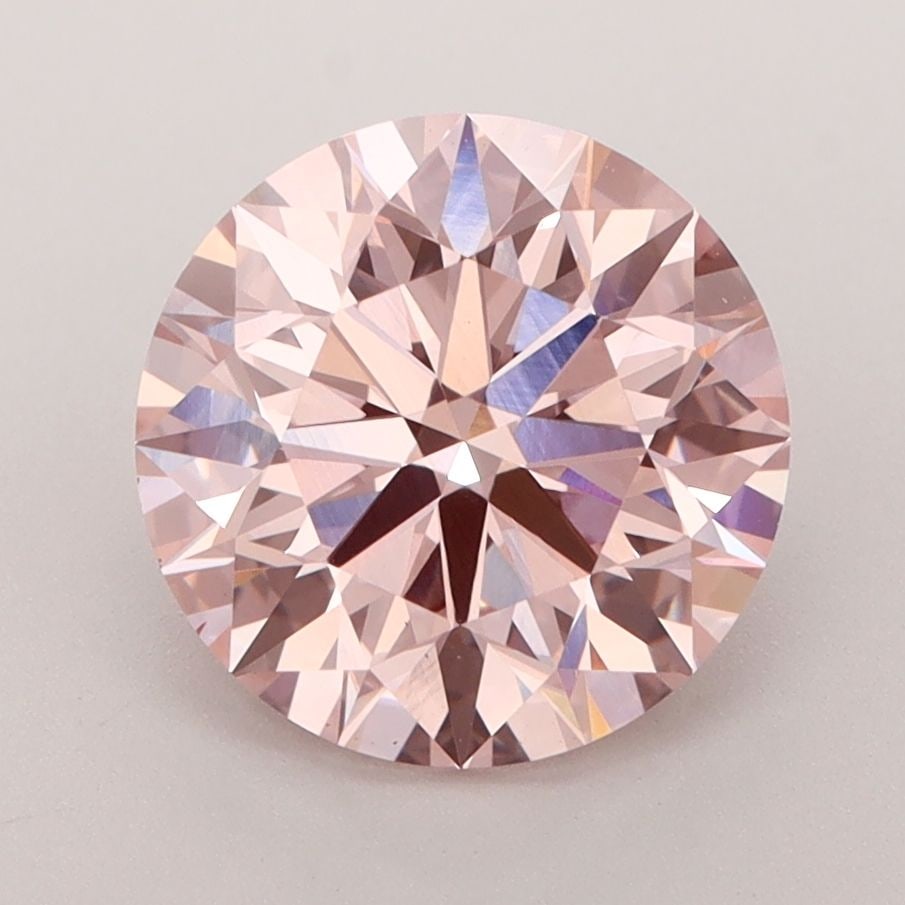 Ideal Loose Diamond - ROUND 3.02ct Fancy Intense Pink VS1