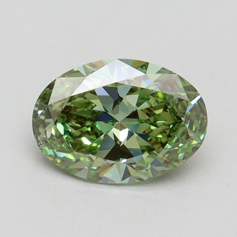 Loose Diamond - OVAL 1.02ct Fancy Vivid Green VS1
