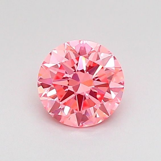 Loose Diamond - ROUND 0.5ct Fancy Vivid Pink VVS2