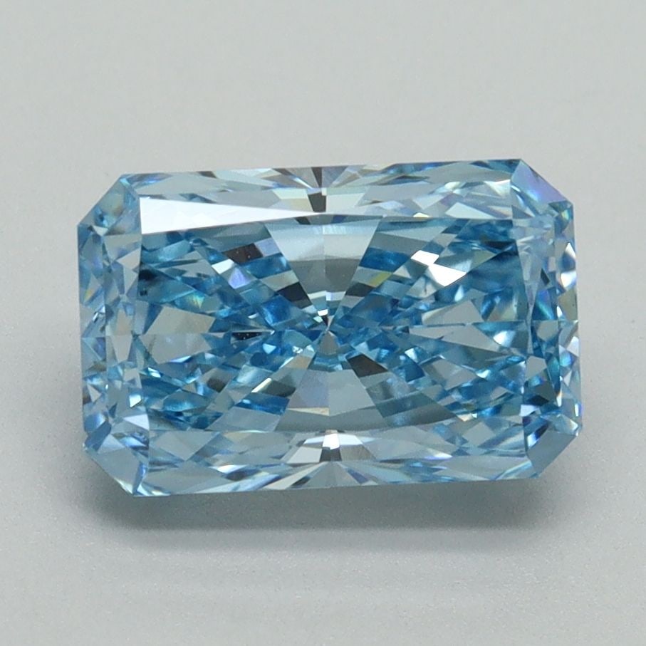 Loose Diamond - RADIANT 2.34ct Fancy Vivid Blue VS1