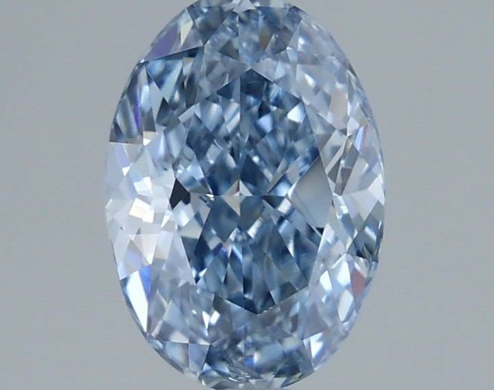 Loose Diamond - OVAL 0.74ct Fancy Intense Blue SI1