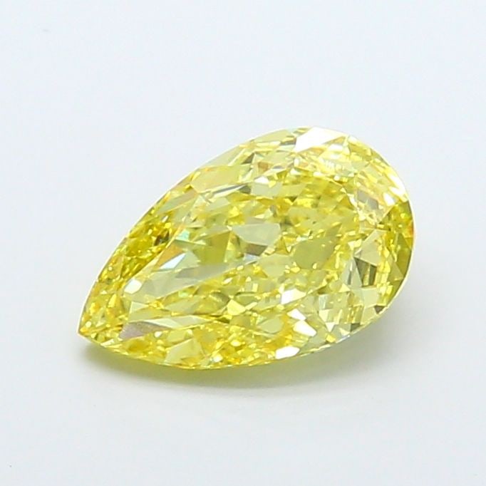 Loose Diamond - PEAR 4.05ct Fancy Intense Yellow VVS2