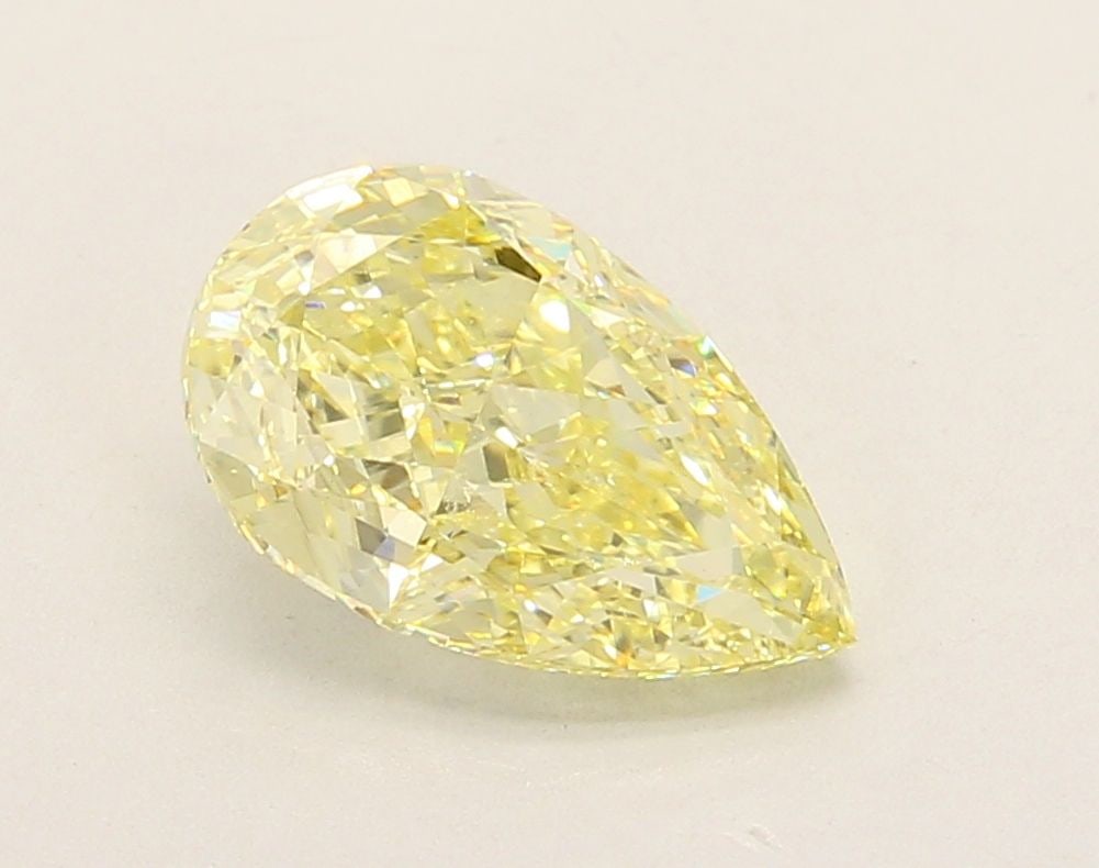 Loose Diamond - PEAR 2.5ct Fancy Intense Yellow VS1