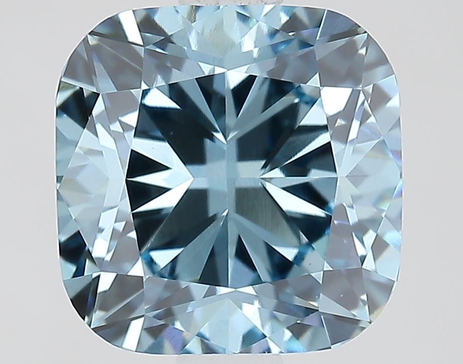 Loose Diamond - CUSHION MODIFIED 2.1ct Fancy Vivid Blue VVS2